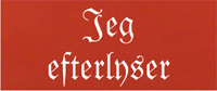 Jeg søger personer og oplysninger